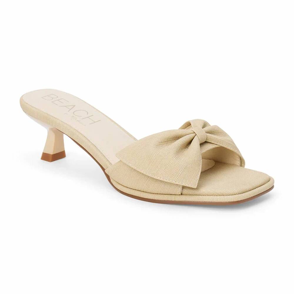 NEW MATISSE women's pompano heeled sandal in beige
